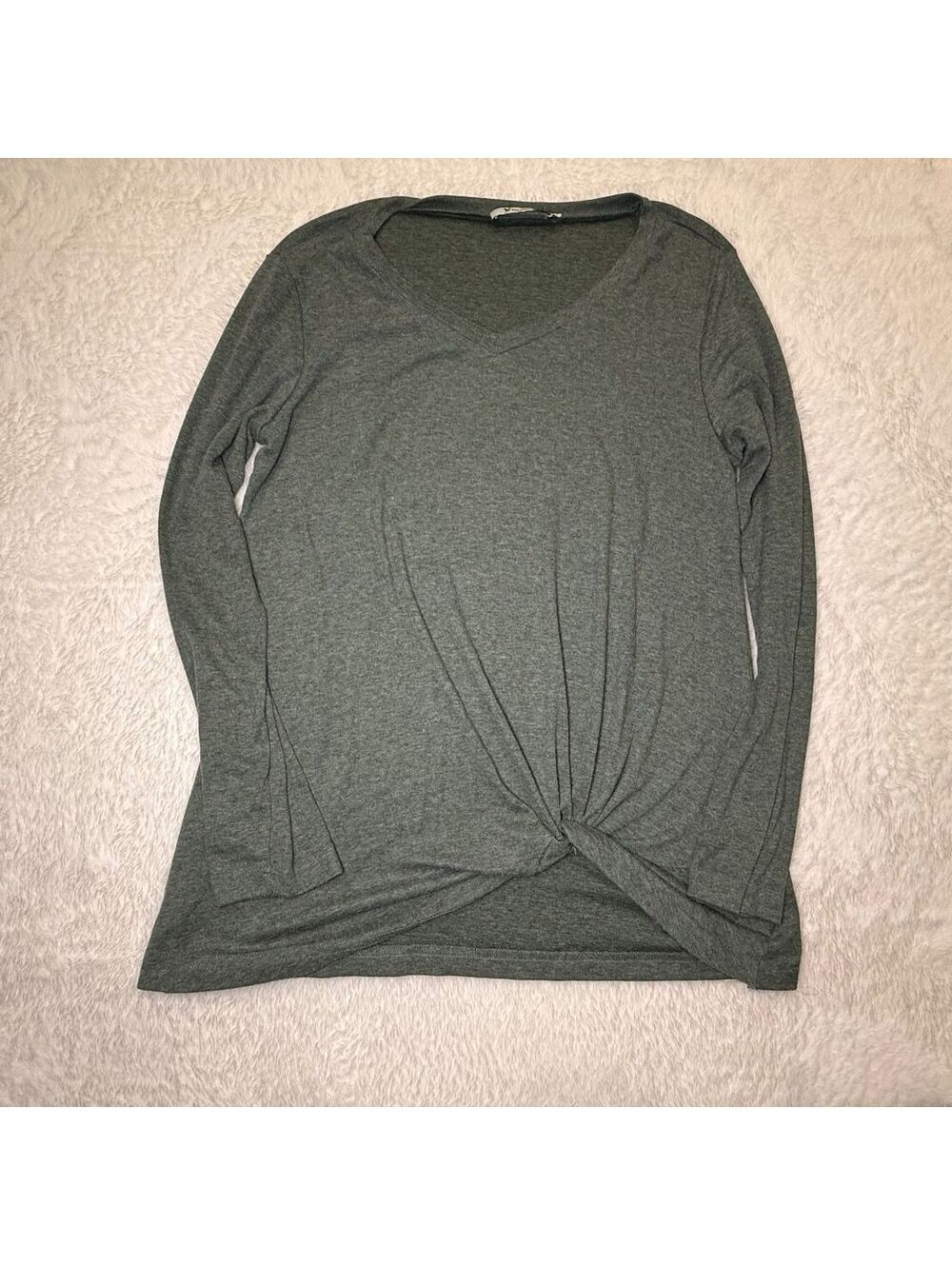 Olive Green Knit Top